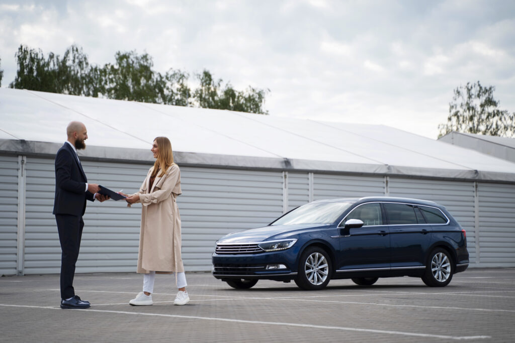 financial-independent-woman-buying-new-car
