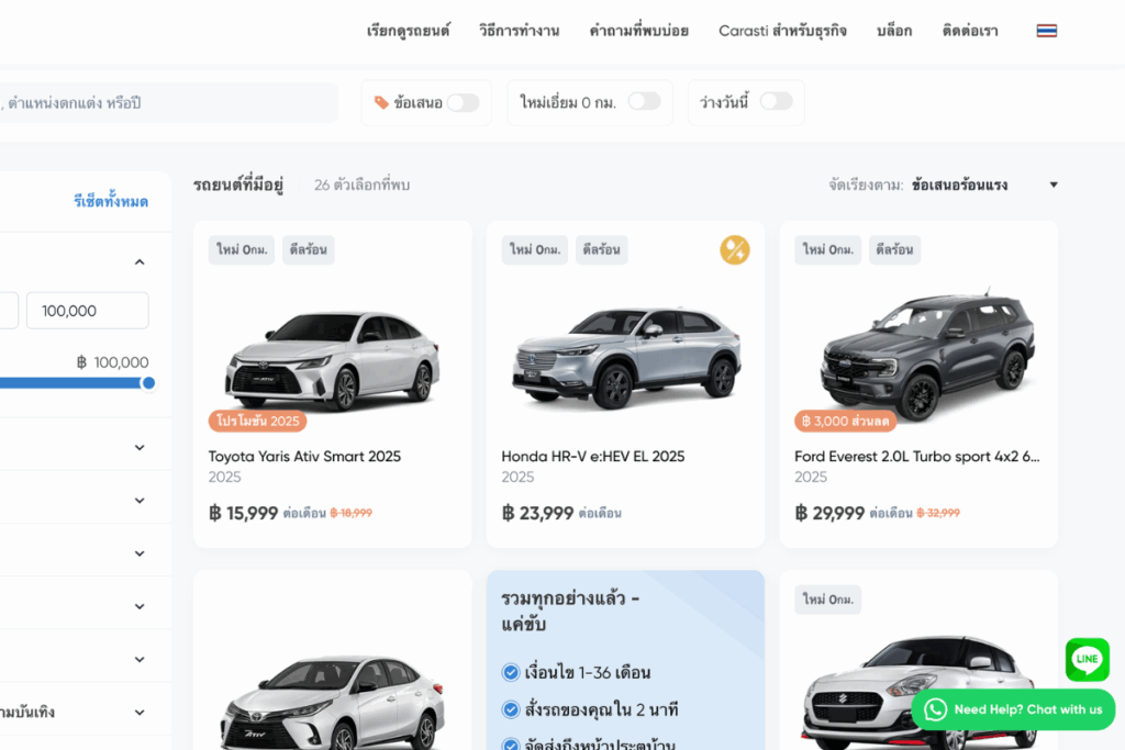 Long-term car rental